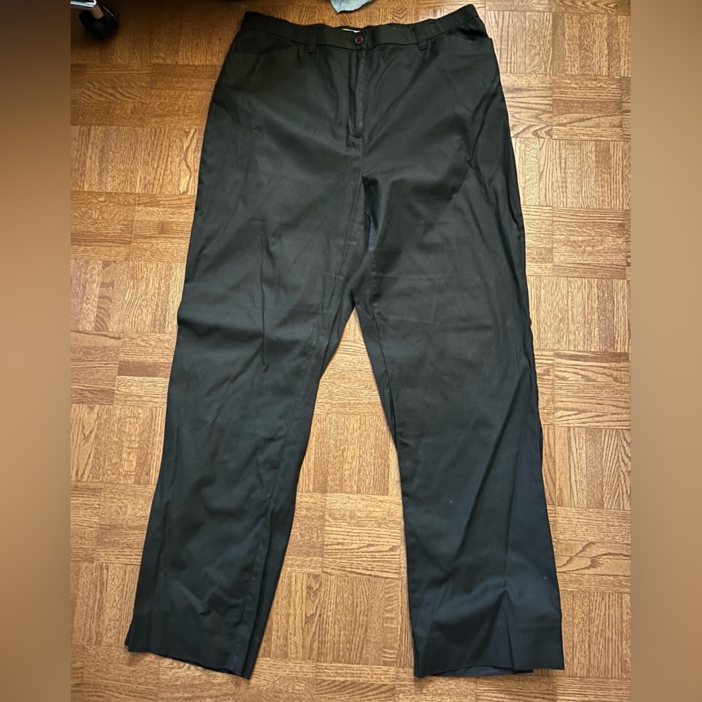 Northern Reflections Dark Olive Green Essential Pants – Size 14 Regular